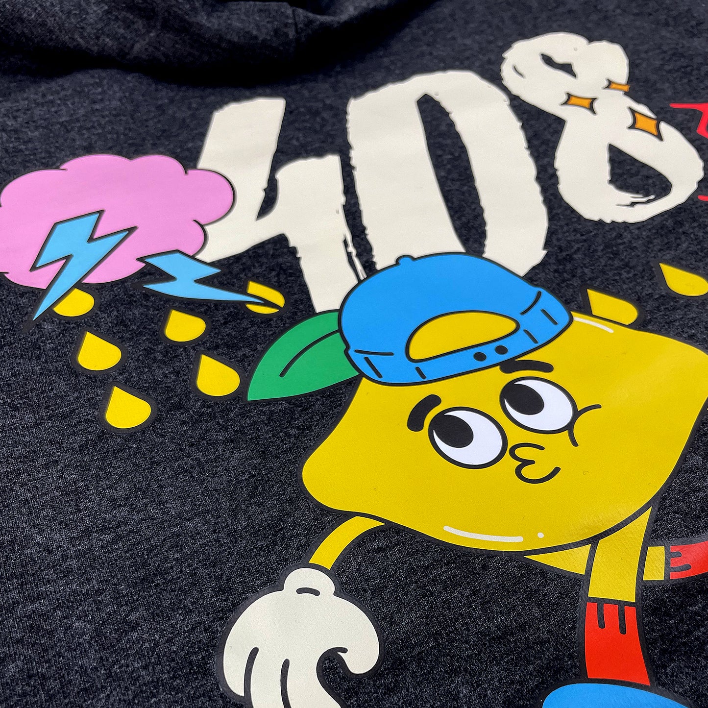 Lemon Squeezer Hoodie - Charcoal Heather